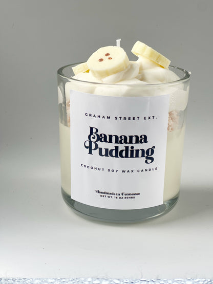 Banana Pudding Dessert Candle 