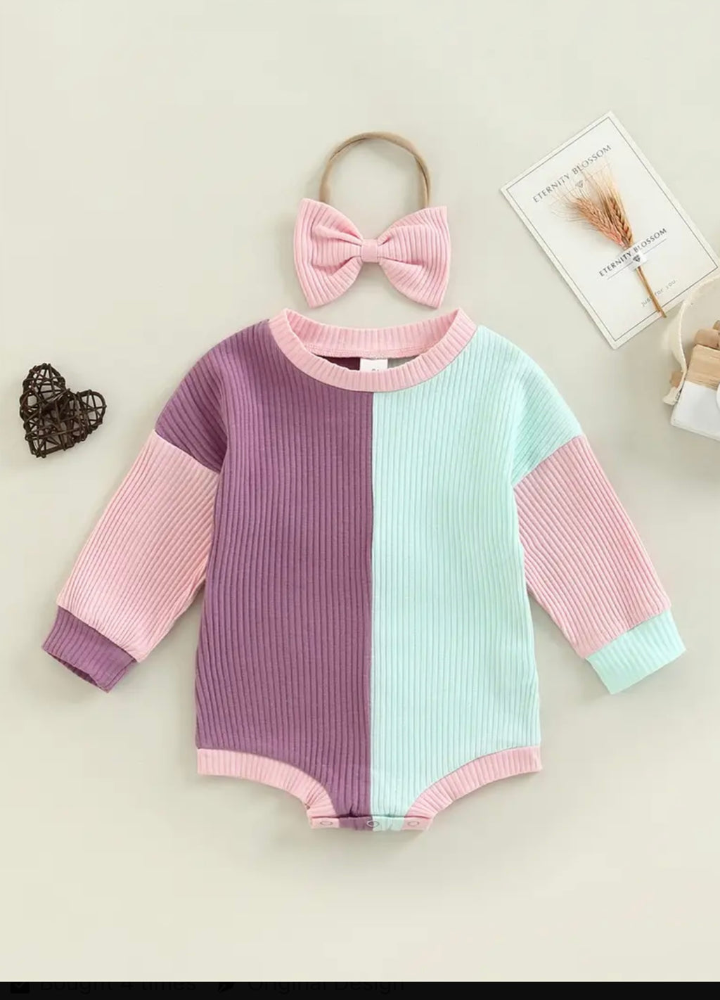 Baby Color Block Romper