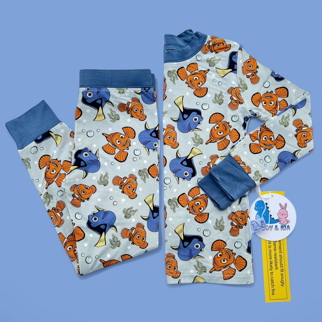 Lost Fish Bamboo PJ Set
