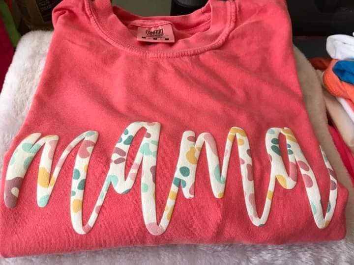 Mama Leopard Puff T-shirt