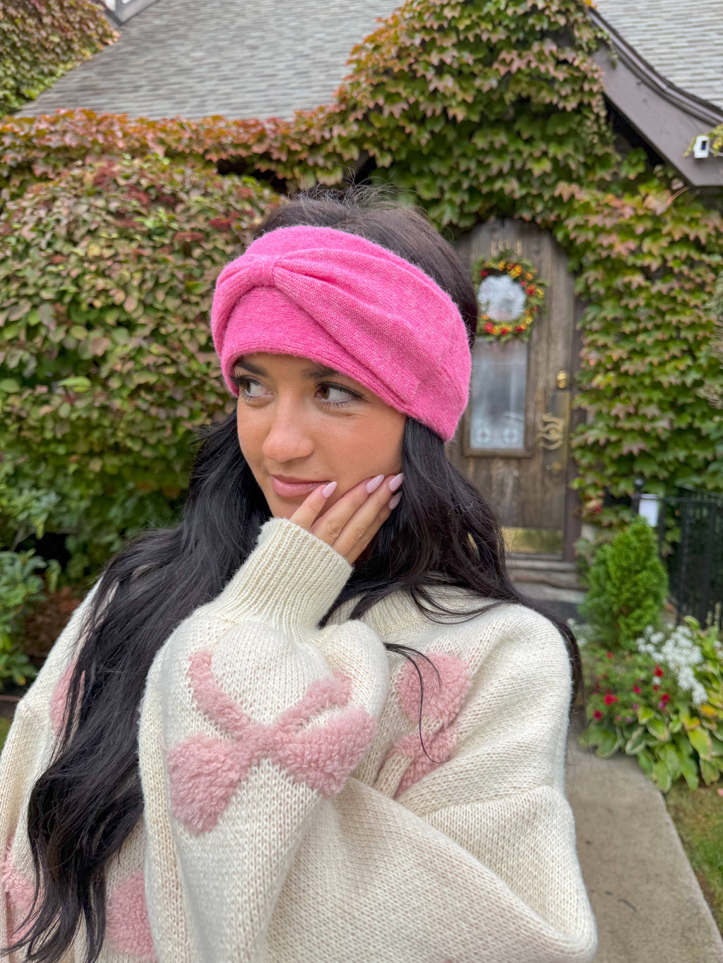 Knit Bow C.C Headwrap HWE0159