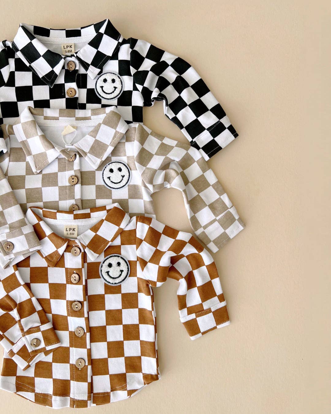 Baby Kids Copper Cotton Fall Shacket