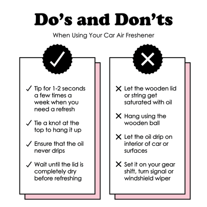 Car Air Fresheners | Fragrance Diffuser - Cinnamon Sugar