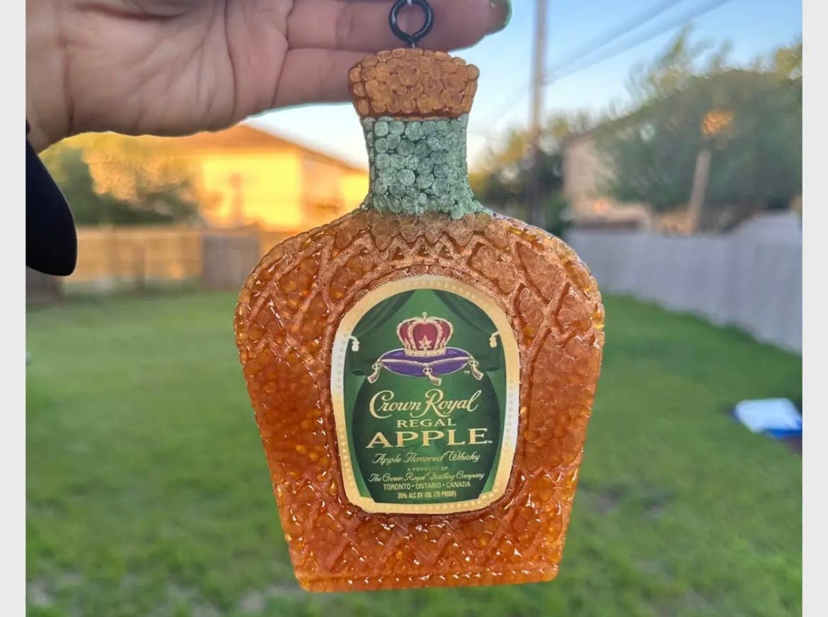 Crown Bottle Car Freshie