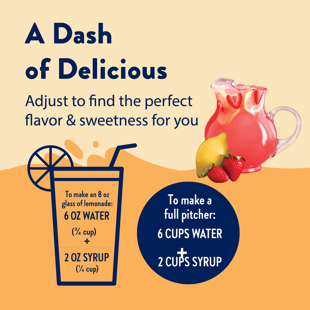 Strawberry Pink Lemonade Syrup Concentrate