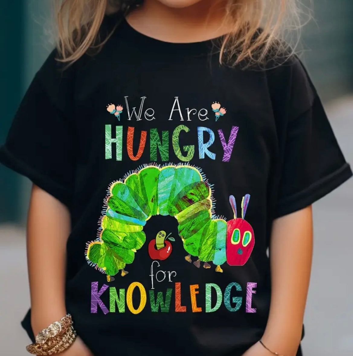 Hungry for Knowledge Kids Tee