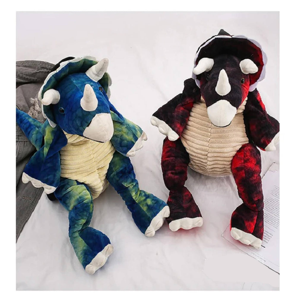 3D Plush Dinosaur Backpacks