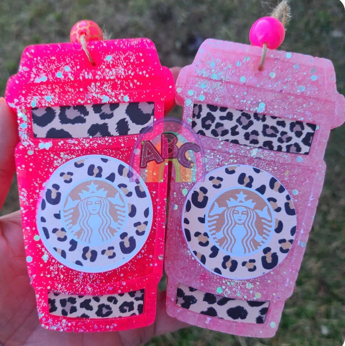 Latte cup Car Freshie