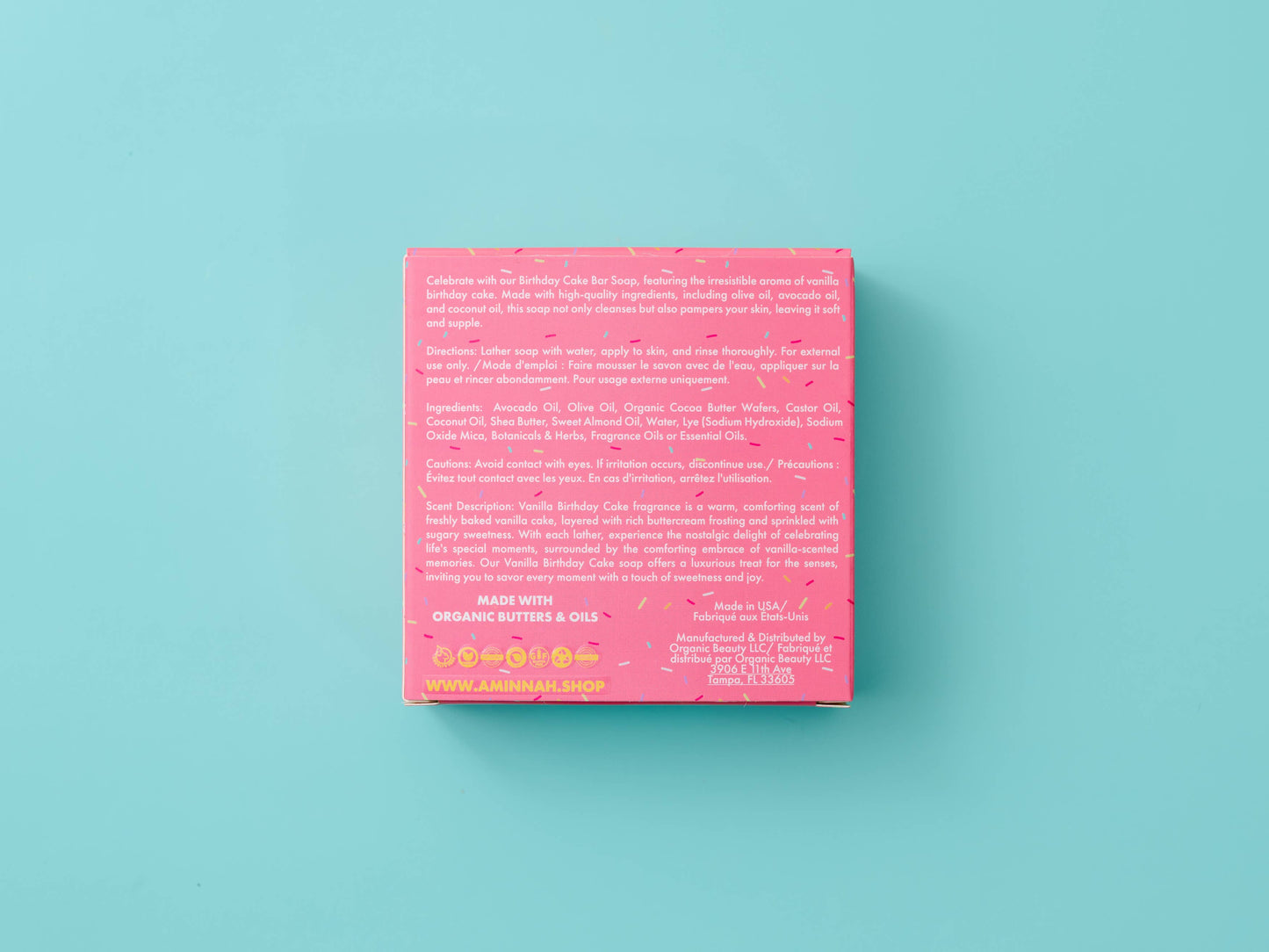 B-Day Cake Bar Soap