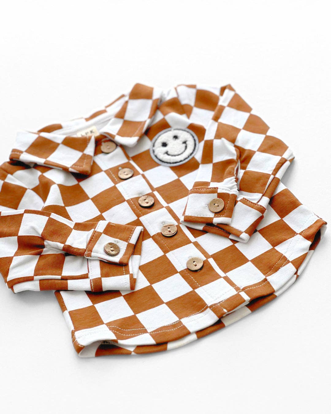 Baby Kids Copper Cotton Fall Shacket