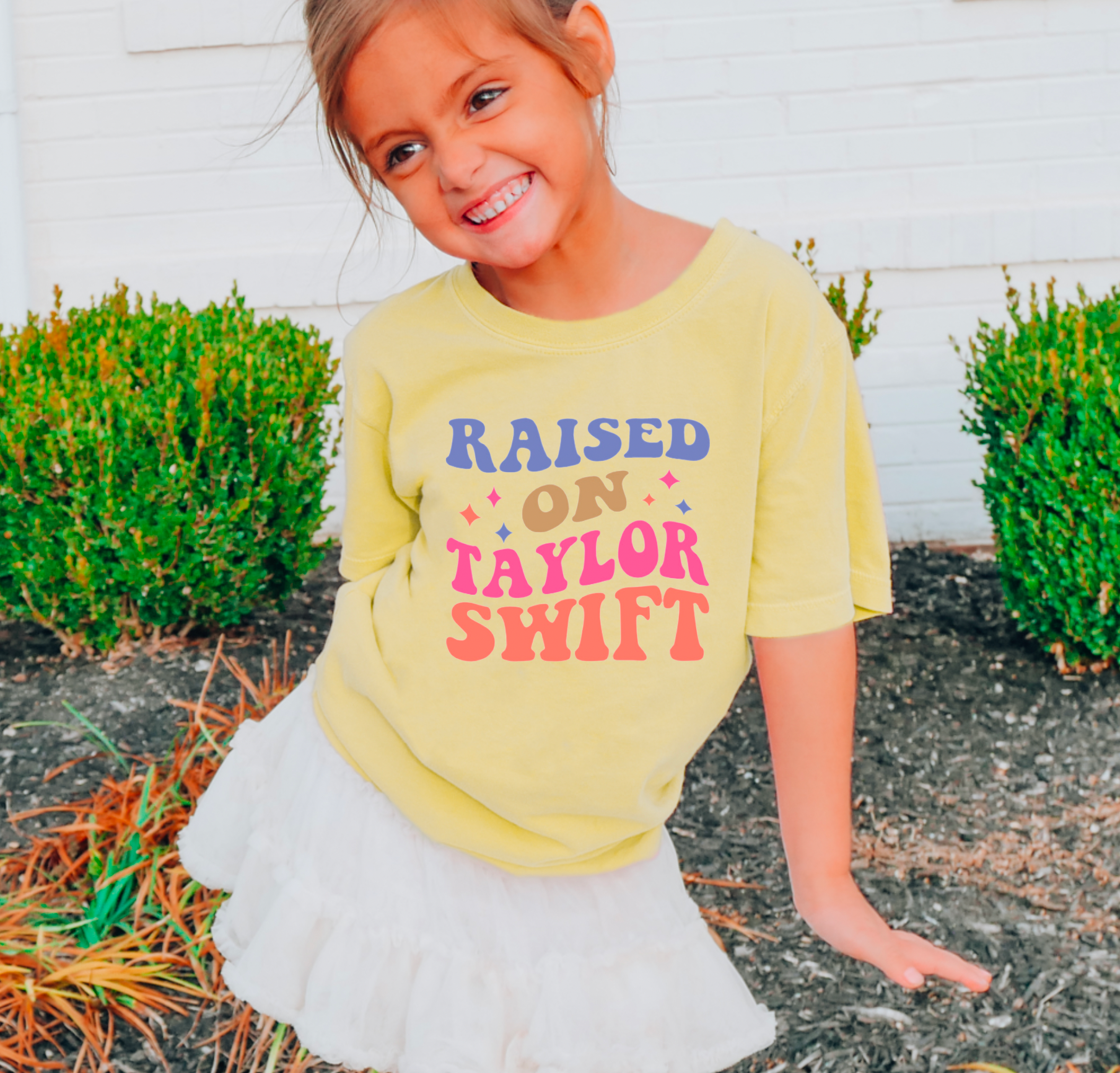 Raised On Taylor Swift Graphic Tee Kids T-Shirt