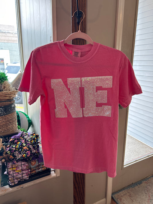 Pink NE Sequins T-Shirt