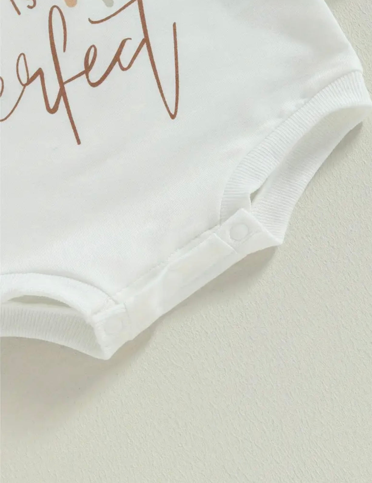 His Plan is Perfect Baby Romper