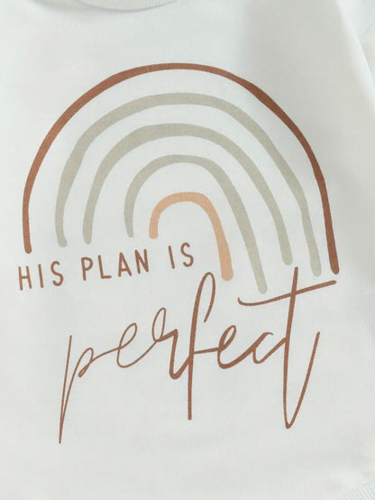 His Plan is Perfect Baby Romper