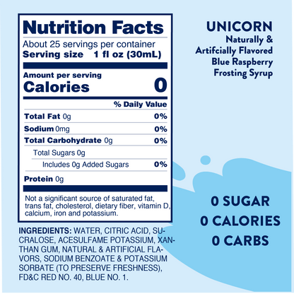 Sugar Free Unicorn™ Syrup