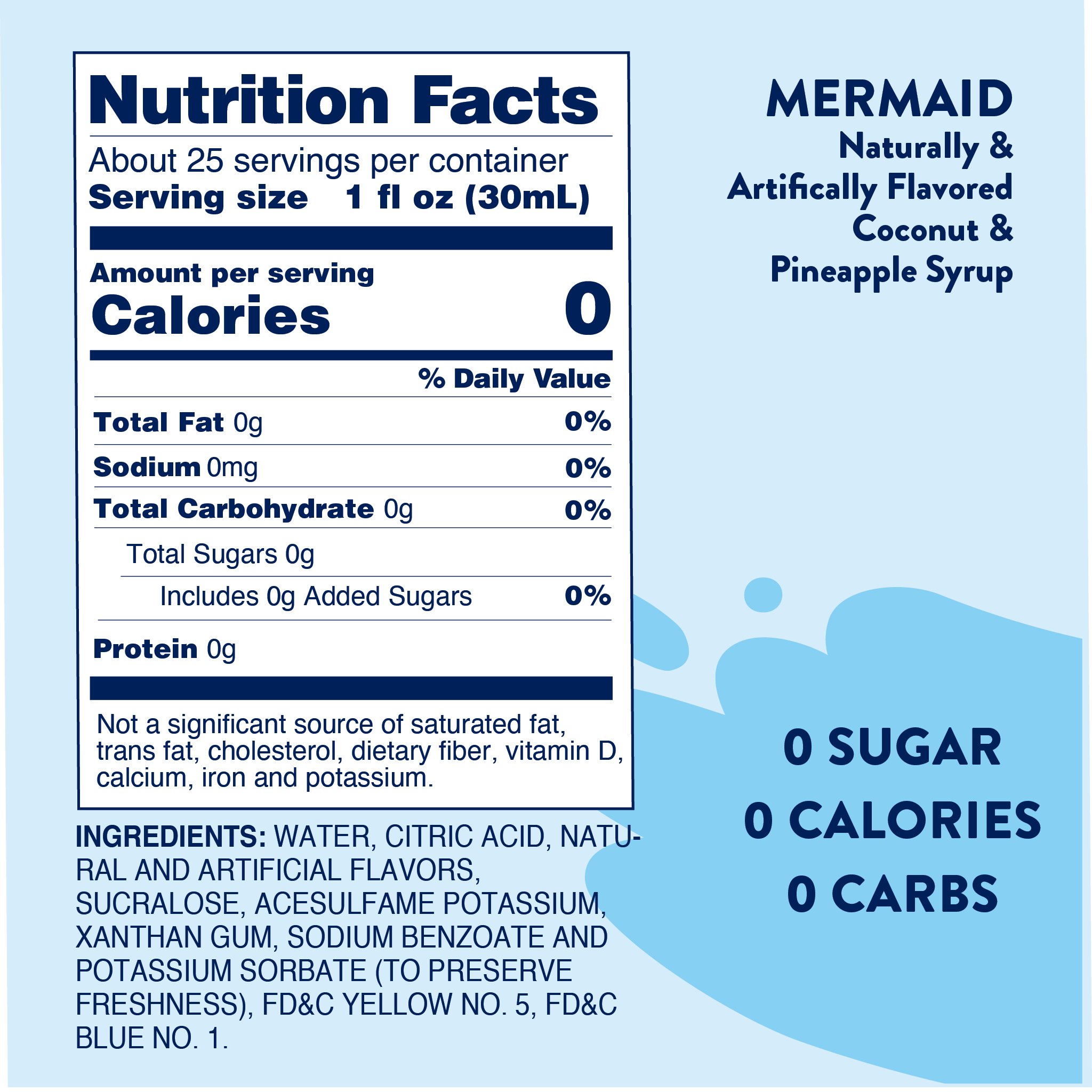 Sugar Free Mermaid™ Syrup