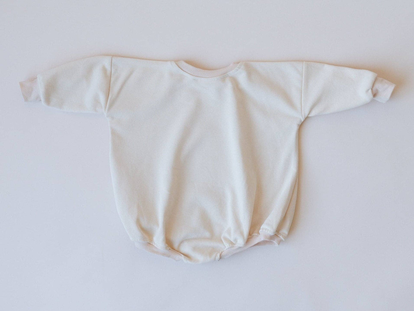 HO HO HO Christmas Sweatshirt Bubble Romper