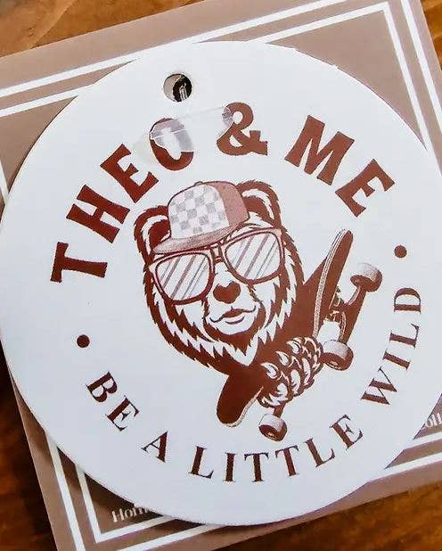 Boys Swim Trunks Swimsuit - Black & White Check Stay Salty