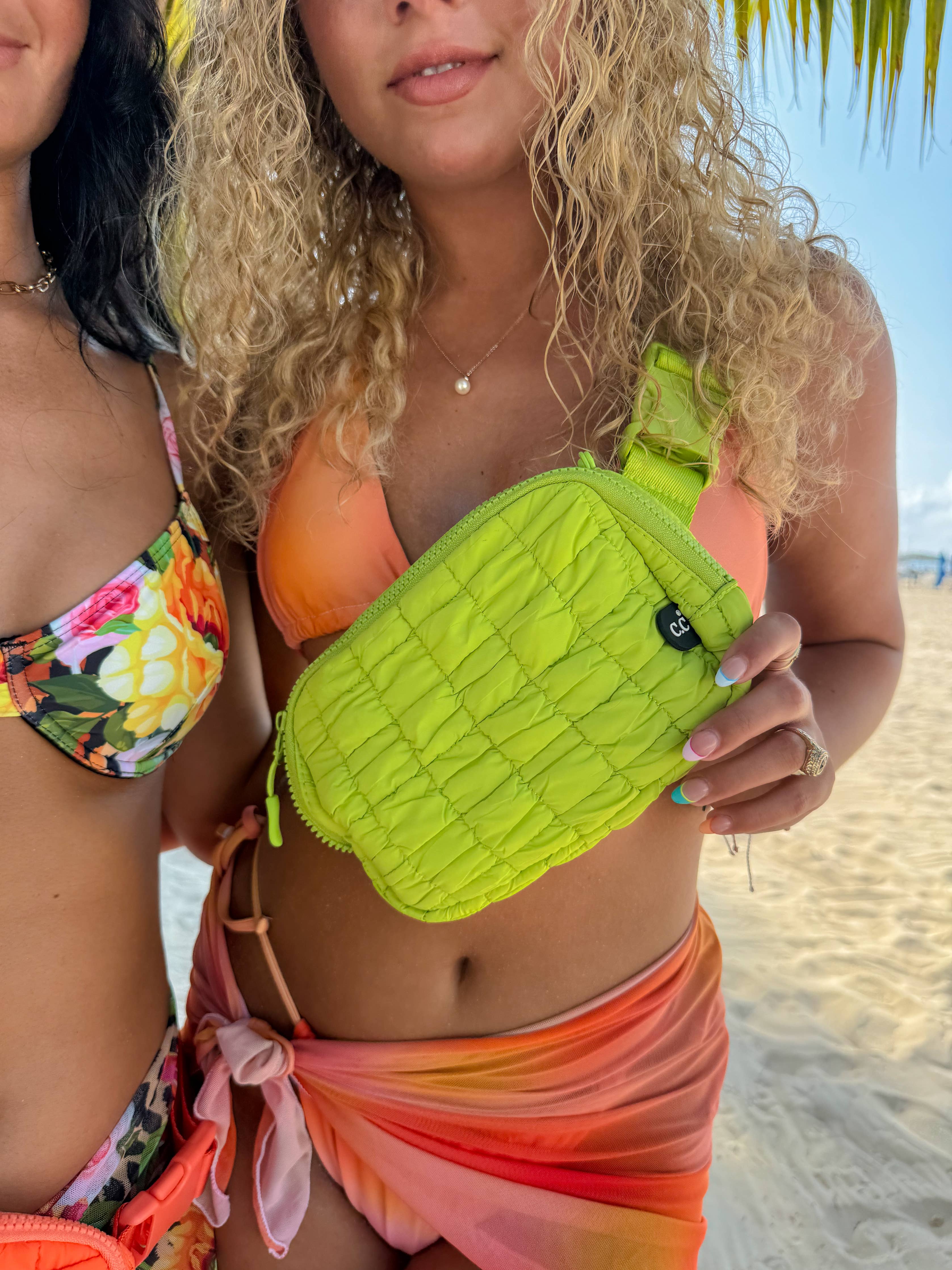 Quilted Puffer Women's C.C Belt Bag