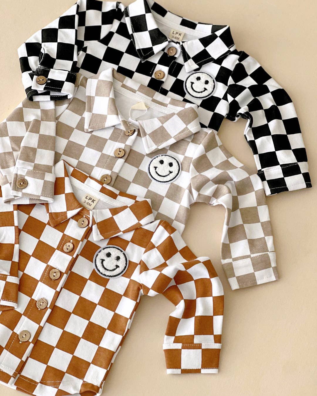 Baby Kids Copper Cotton Fall Shacket