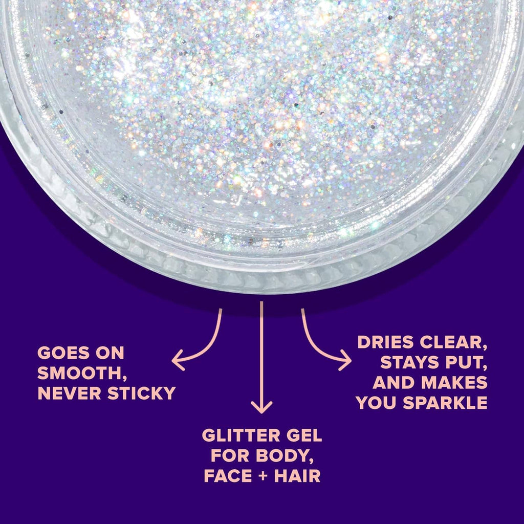 Original Glitter Gel | Disco-Silver | Body Glitter | Shimmer