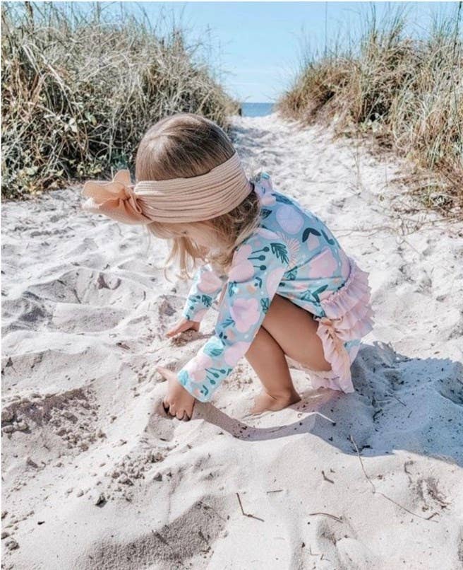 Girls Ruffle Bum Swimsuit